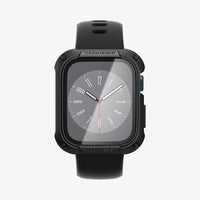 ACS04183 - Apple Watch Series (45mm) Case Tough Armor in black showing the front